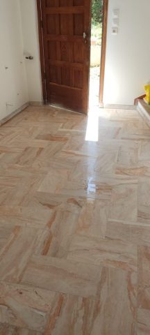 Dallage mal posé après travaux