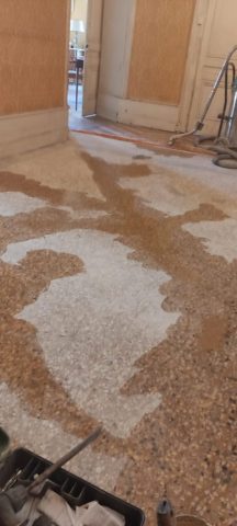 Masticage mosaïque de marbres