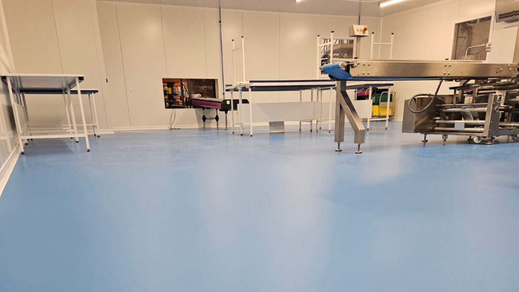 revêtement sol en résine epoxy atelier Maroc